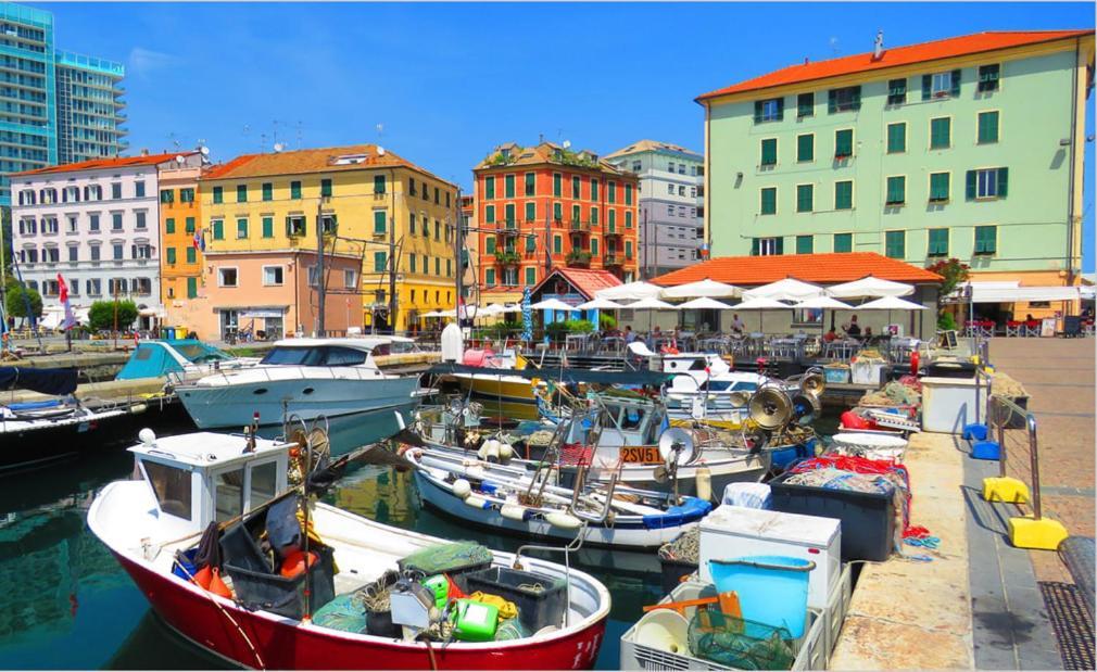 Ferienwohnung Savona Magnifico Sole Mare 150 M Wifi Climatcontrol Exterior foto